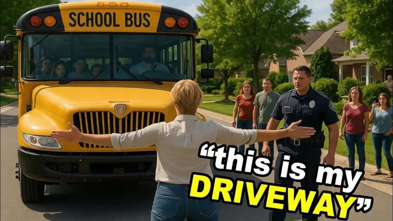 HOA Karen BLOCKS School Bus From Neighborhood---Arrested For Obstruction |EntitledPeople 
