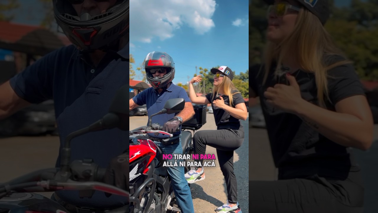 ✅ Esta es la forma m&aacute;s SEGURA de que el COPILOTO se suba a la moto! A practicar!