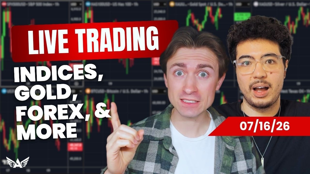 LIVE Trading Gold, Nasdaq, Forex | A1 Trading Show