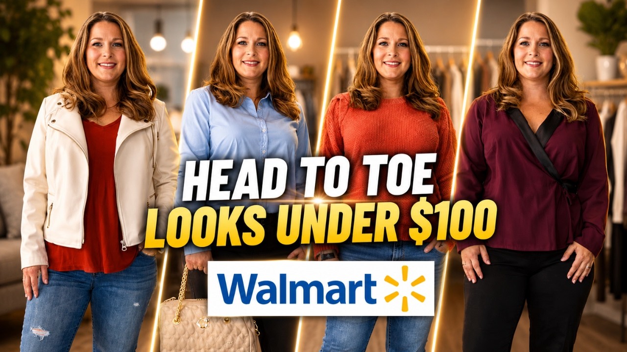 WALMART HEAD TO TOE COMPLETE FALL OUTFITS UNDER $100 | PART 2 | FASHION OVER 40