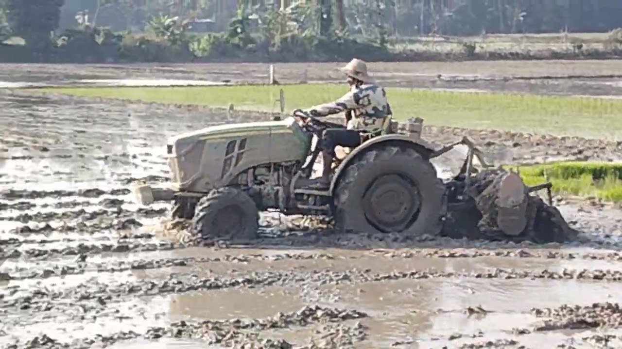 JOHN DEERE 3036 EN 4WD with Rotavator #36 HP # 50 Inches Rotavator# Pocket Fal# Nadia