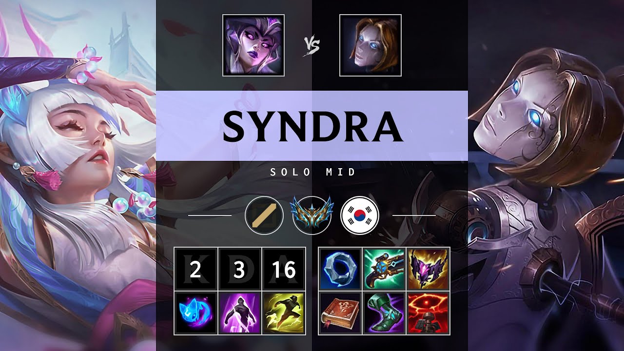 Syndra Mid vs Orianna - KR Challenger Patch 25.13