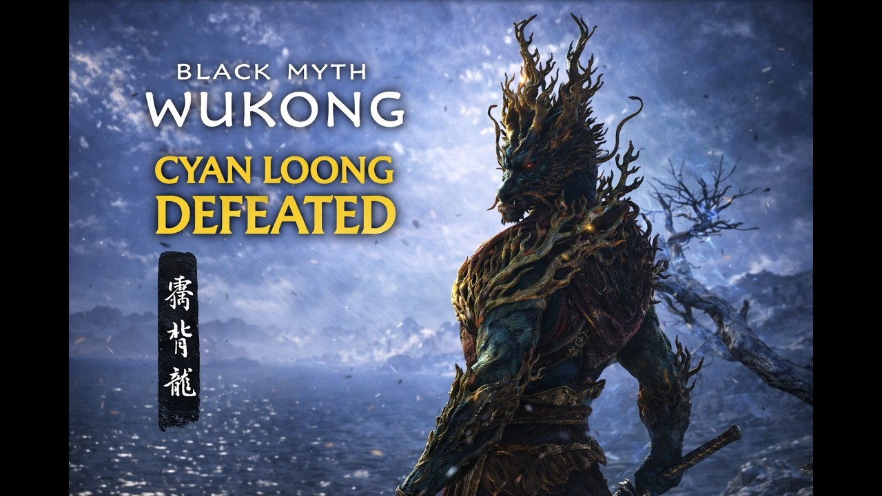How To Defeat Cyan Loong Easily 🐉 | Black Myth Wukong Guide