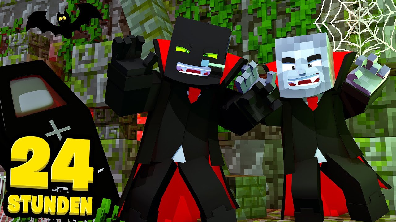 24 STUNDEN als VAMPIR LEBEN?! - Minecraft [Deutsch/HD]