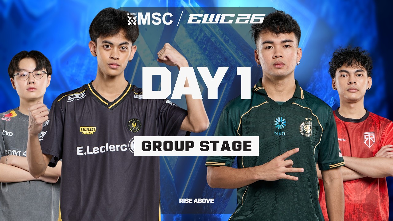 [LIVE] | MSC AT EWC Group Stage Day 1 |