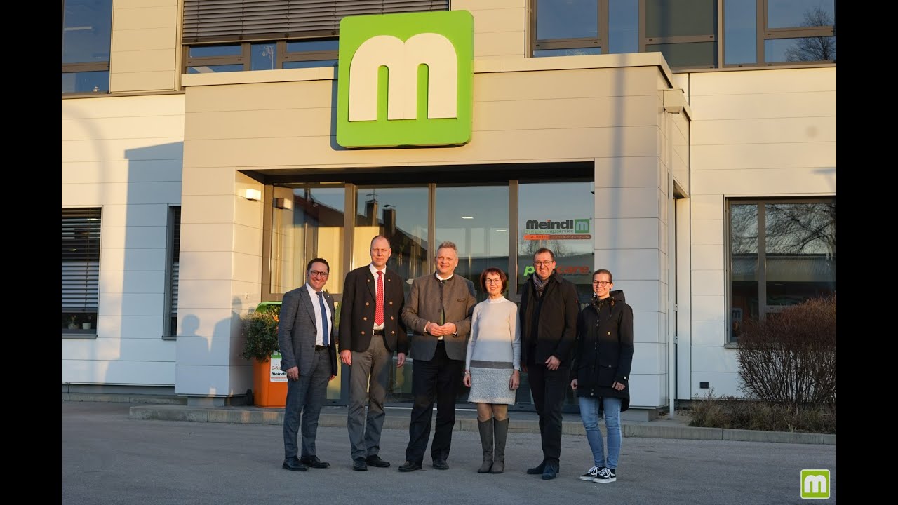 Roland Weigert zu besuch bei Meindl Entsorgung