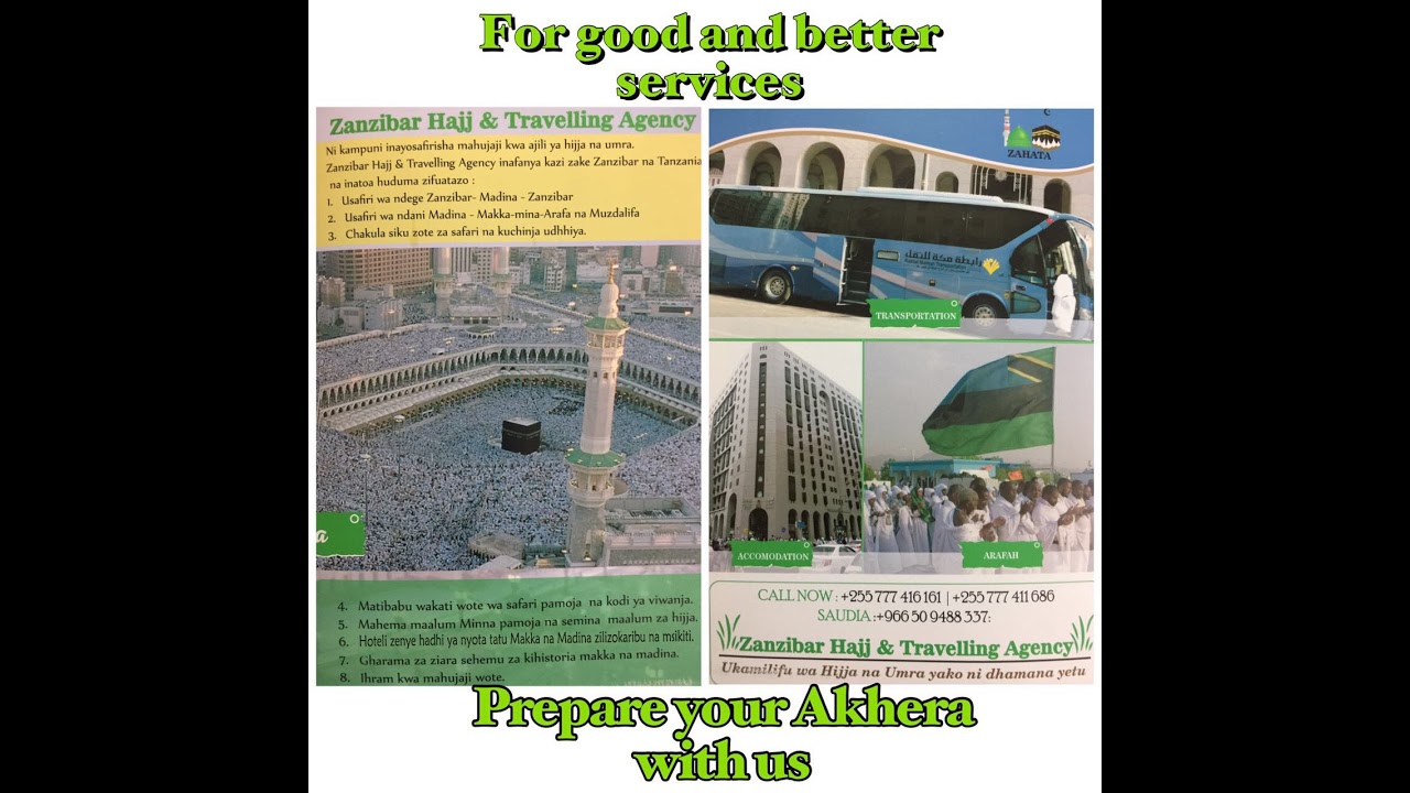 zanzibar hajj and traveling agency  Live Stream