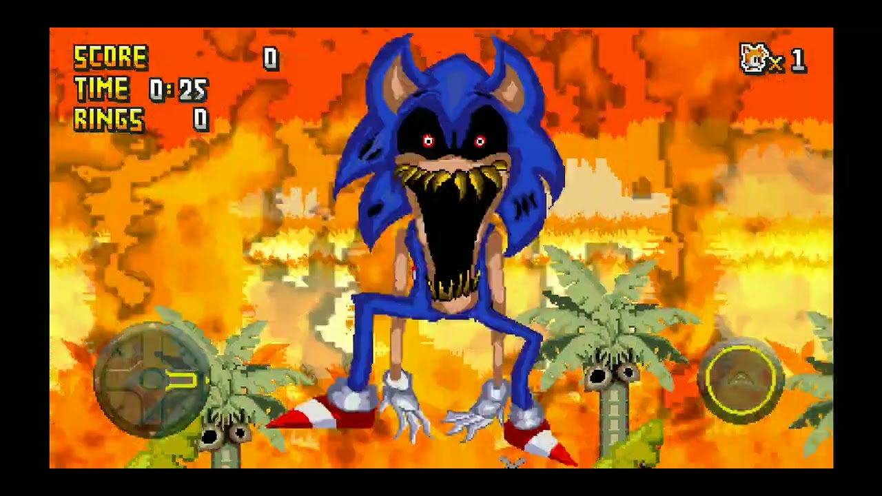 Я іграю sonic exe в телефоні