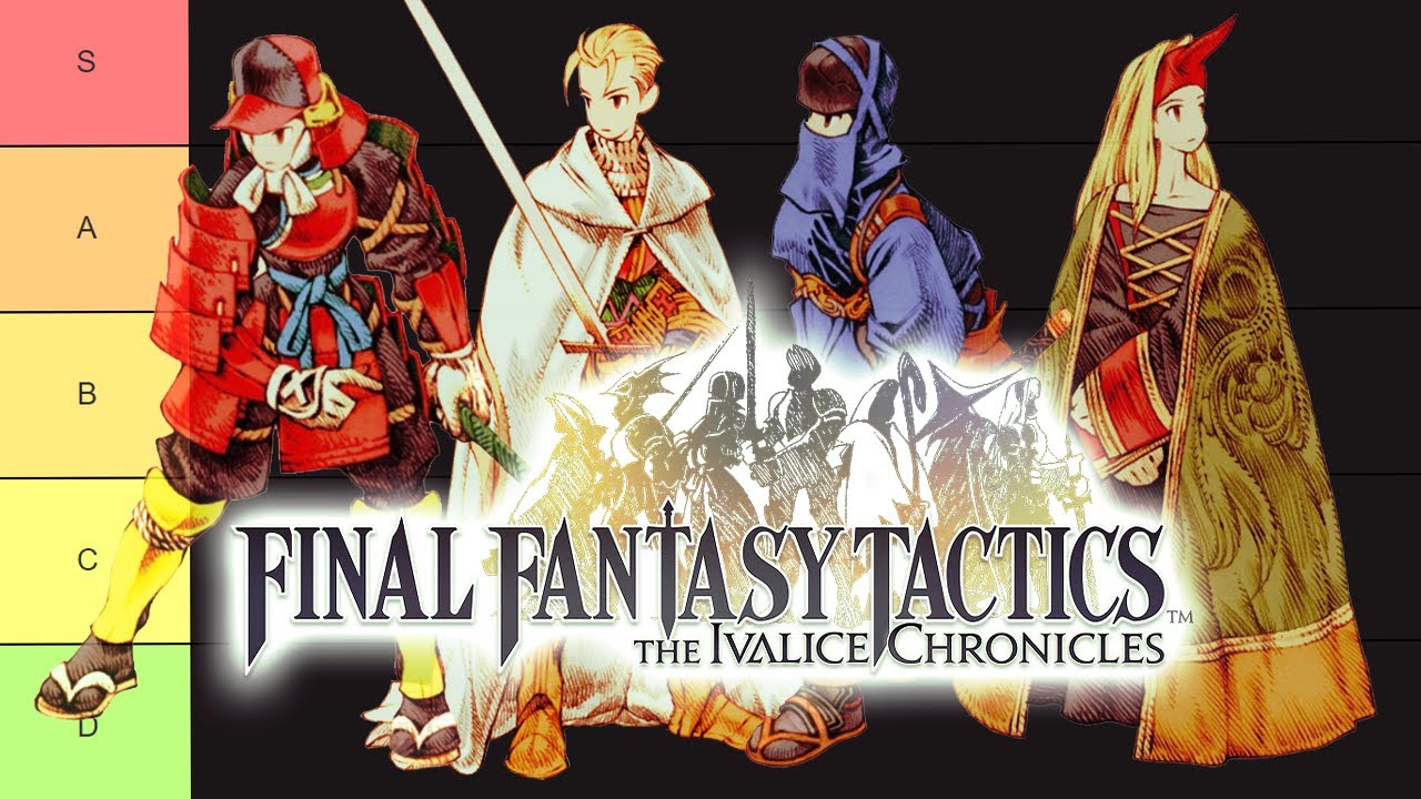 Список уровней профессий Final Fantasy Tactics: издание «Хроники Ивалиса»