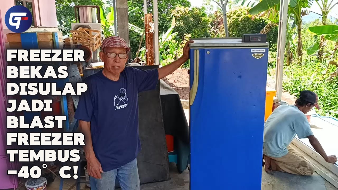 Modifikasi freezer rak jadi blast freezer super dingin 🥶