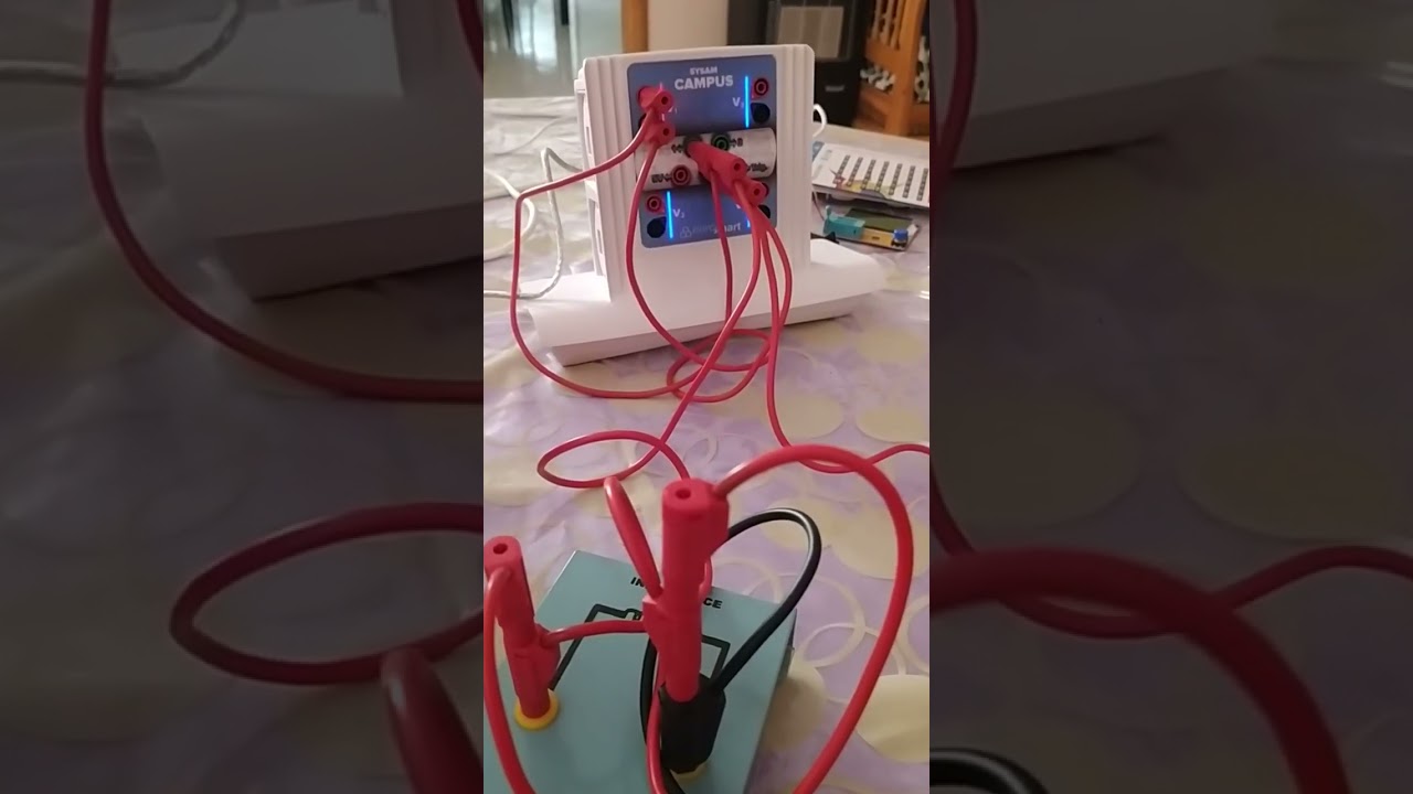 visualisation de la tension aux bornes de la bobine