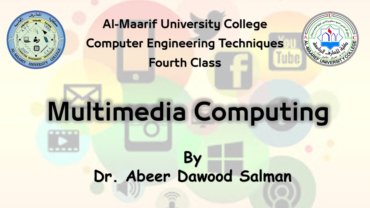 lecture 1: Introduction to Multimedia Computing