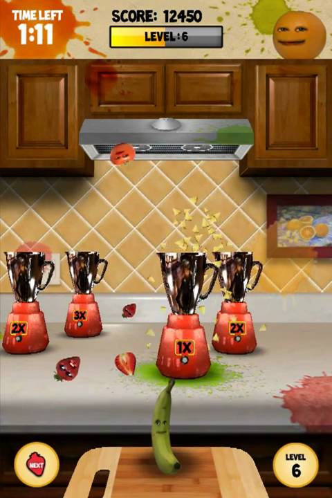 Annoying Orange:  Kitchen Carnage - For iOS and Android