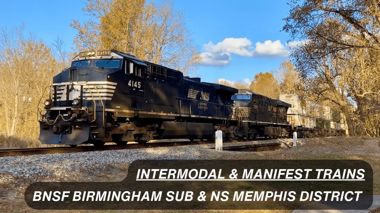 Original & Rebuilt Dash 9 Leaders - BNSF Birmingham Subdivision & NS Memphis District - Nov. '25