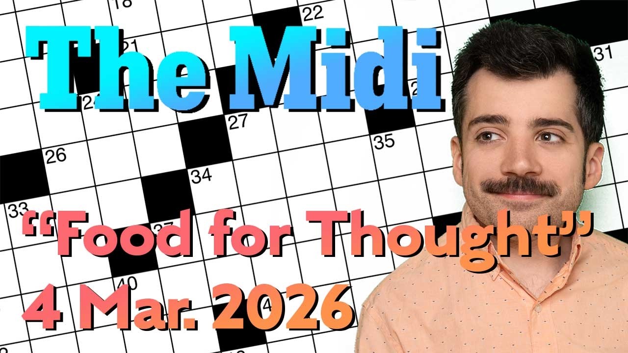 Monday: NYT Midi - 4 March 2026 New York Times Crossword