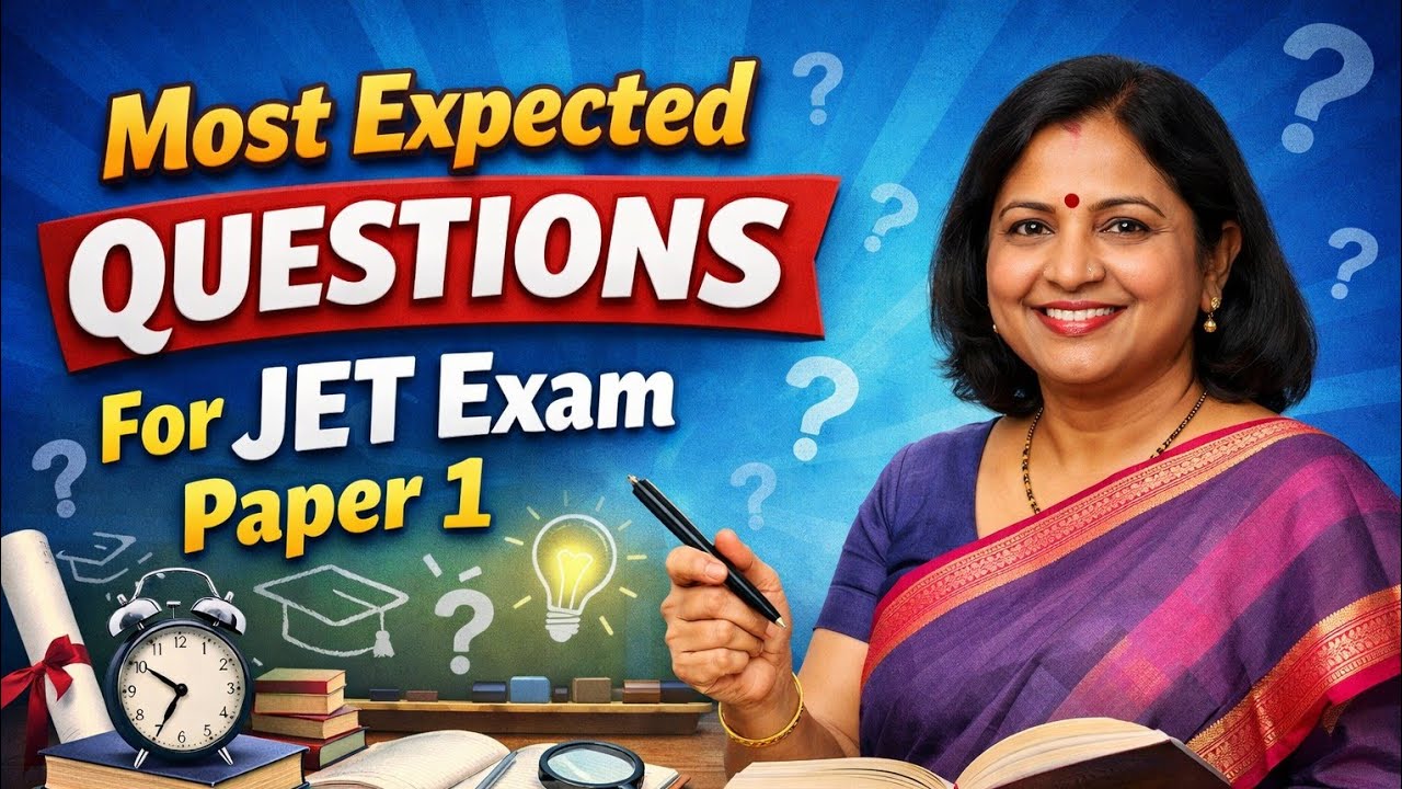 Most Expected JET Paper 1 Questions | By Dr. Shukla Manorma #jpsc #jpscjharkhandgs #upsc 