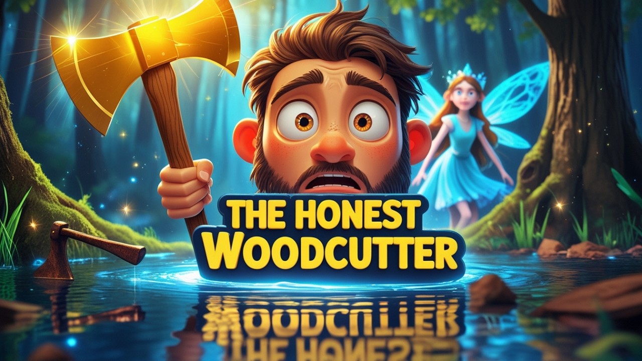 The Honest Woodcutter | Moral Story About Honesty & Truthfulness | Fairy Tale