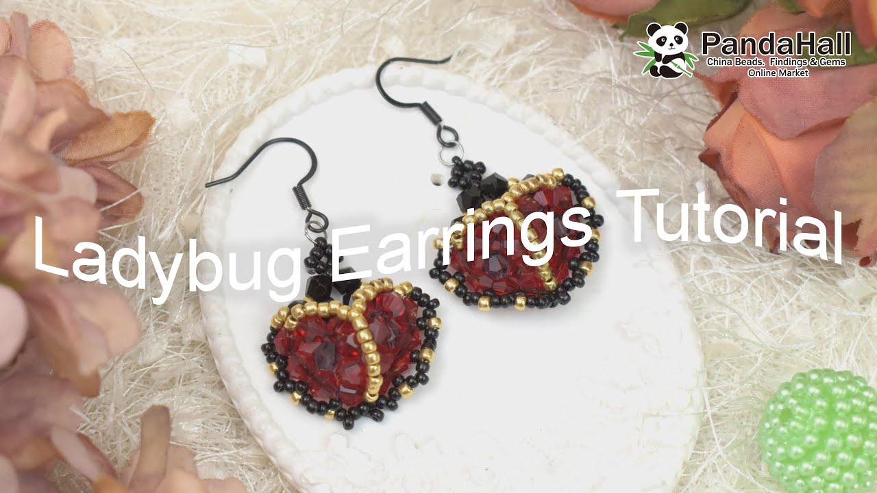 Crée ces boucles d’oreilles coccinelle trop mignonnes 😍🐞 #ladybug #halloween