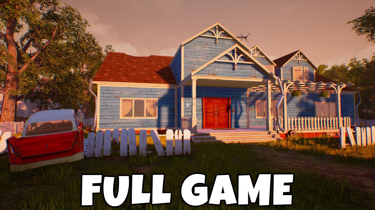 Hello Neighbor Alpha 2 in Old Style | Full Game Walkthrough