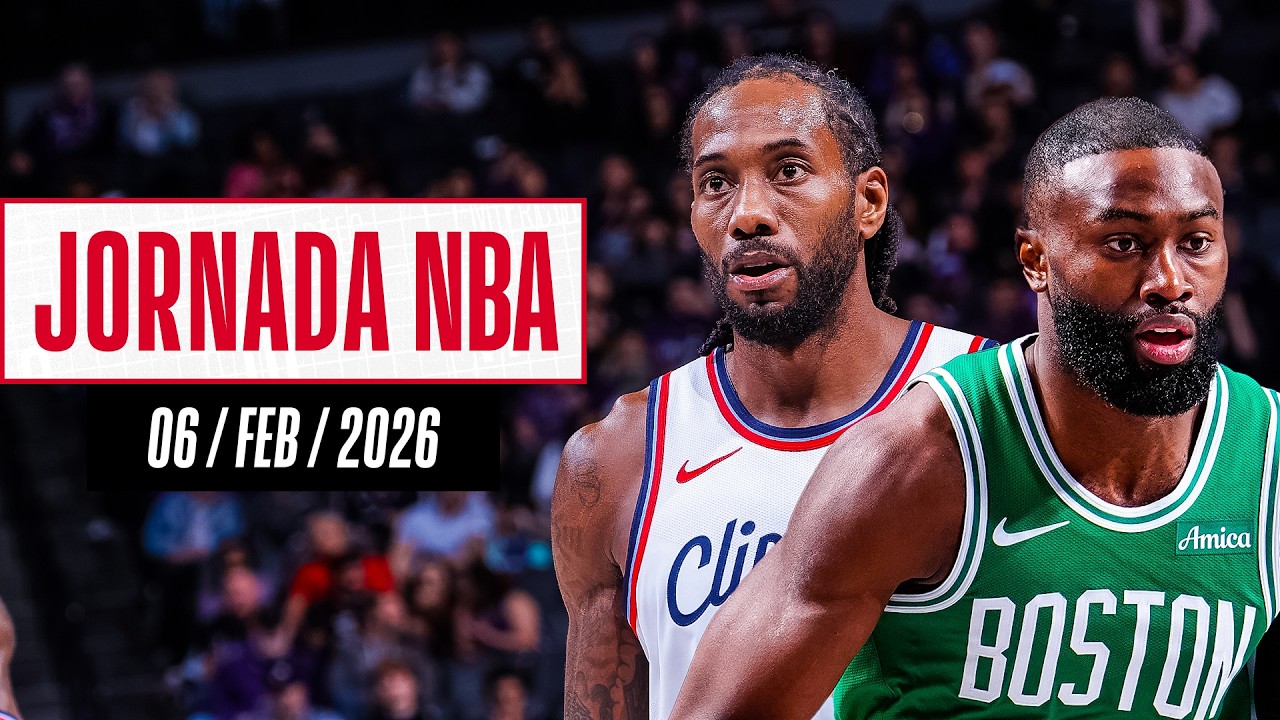 ¡ACTUACIONES BRILLANTES de Kawhi Leonard y Jaylen Brown! | Resultados Jornada NBA (6/febrero/2026)
