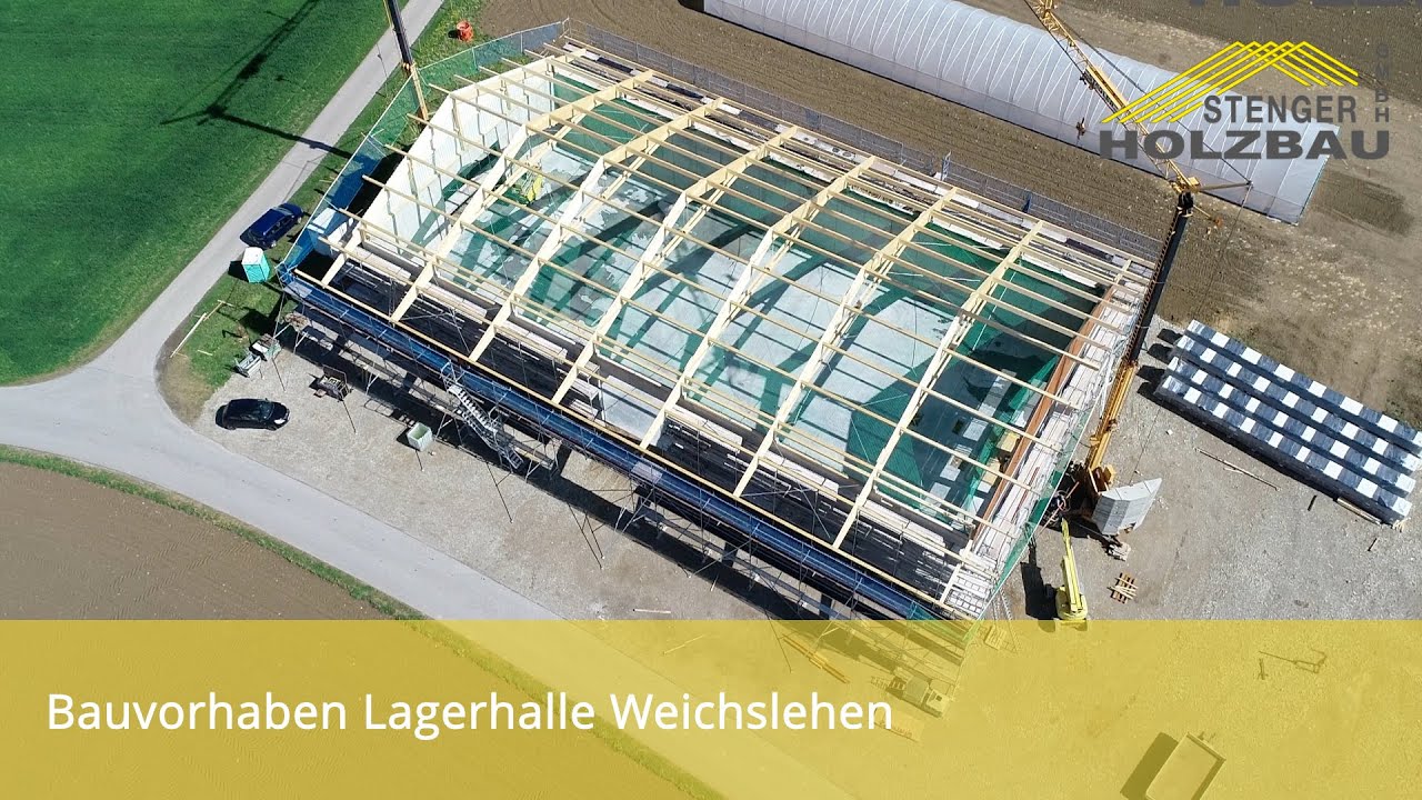 Hallenbau Sandwichplatten Holz Landwirtschaft Halle Stenger Holzbau GmbH