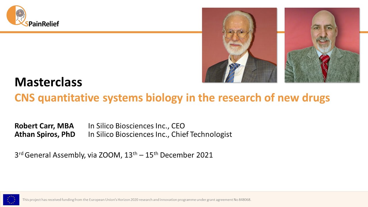 QSPainRelief Masterclass - CNS quantitative systems biology in the research of new drugs (by ISB)