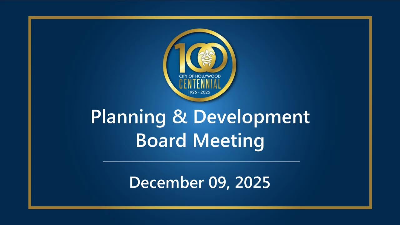 Planning and Development Board Meeting 12.9.2025