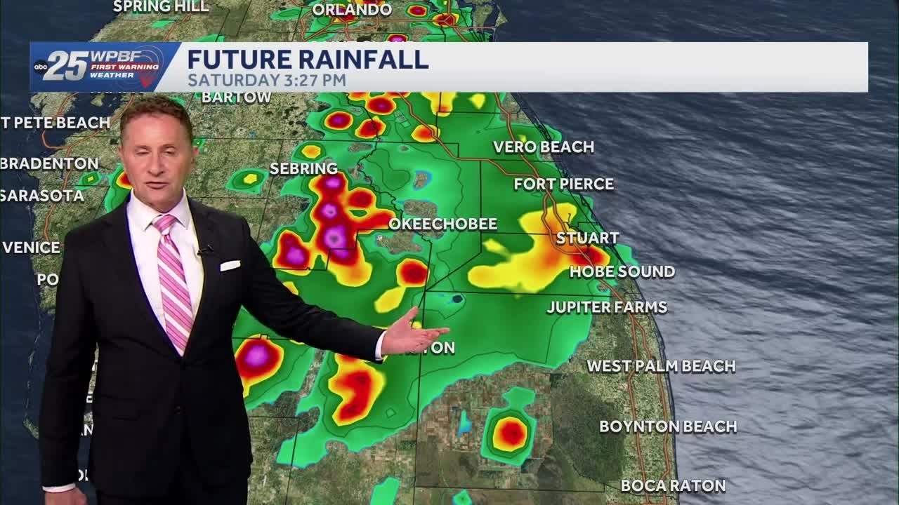 Weekend rain chances increase across South Florida