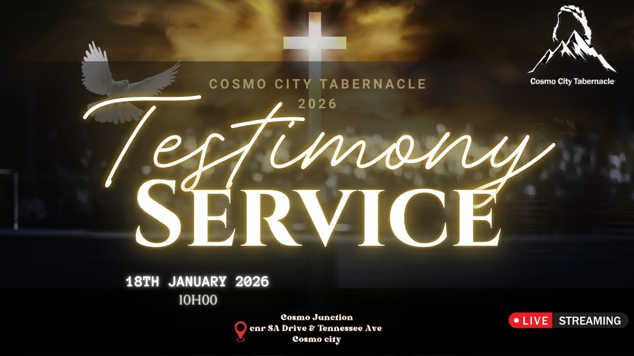Sun 18th Jan 2026 | Testimony Service