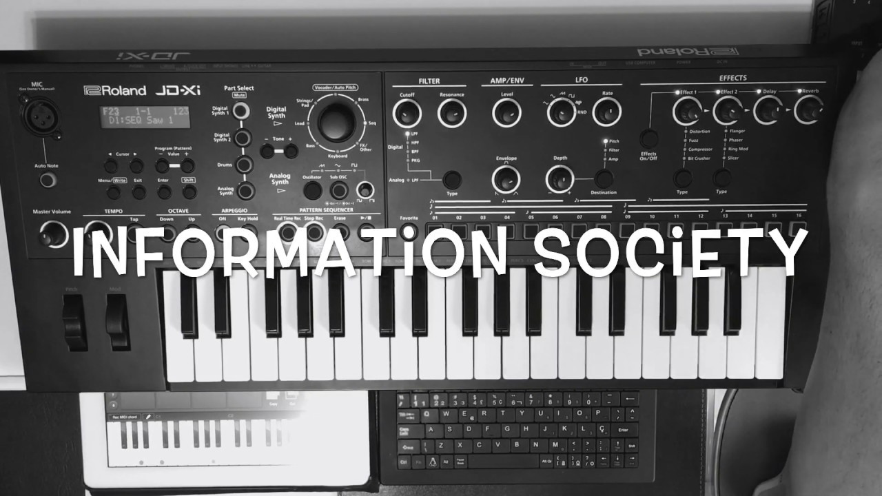 RUNNING (INFORMATION SOCIETY)  Synth Cover Roland JD-Xi