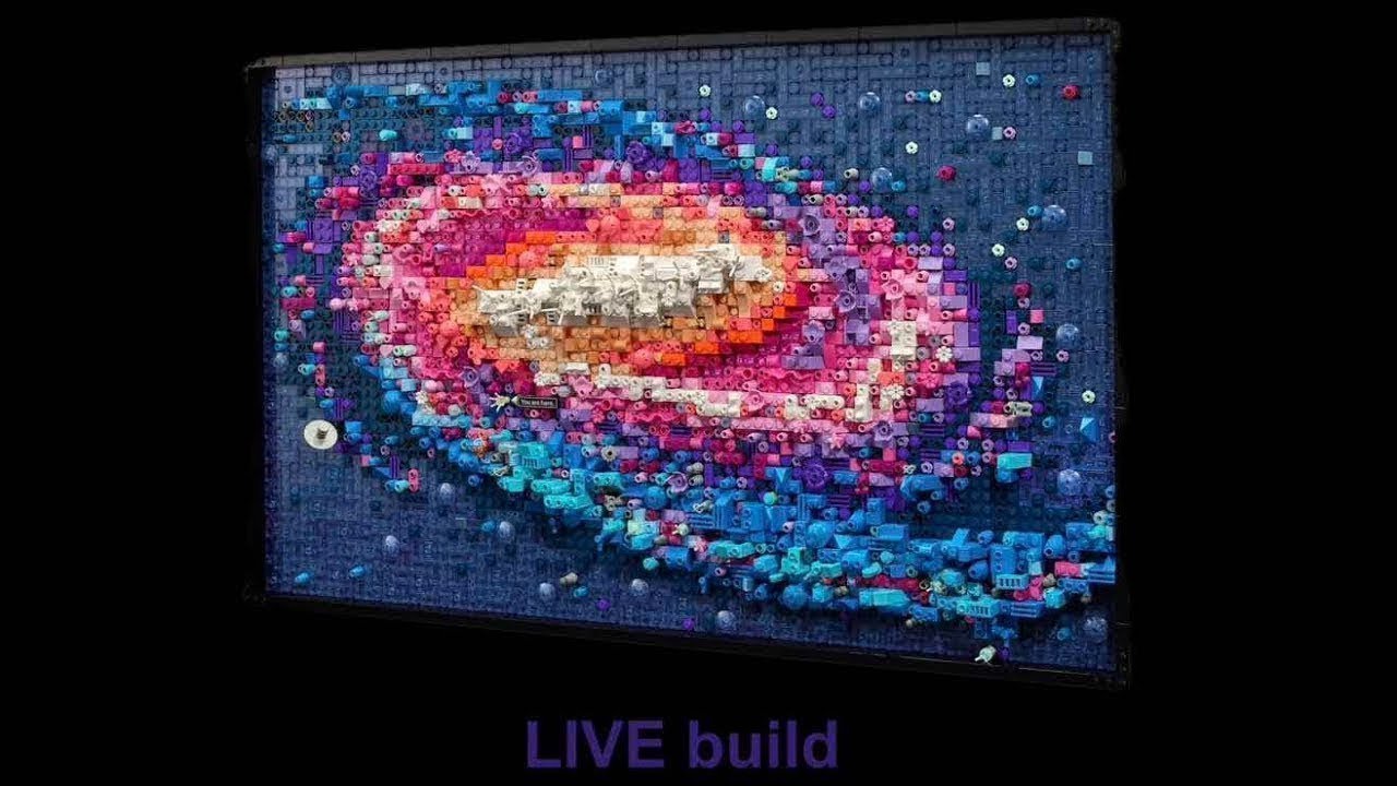 Lego Art: The Milky Way Galaxy (31212) LIVE build (08/01/26)