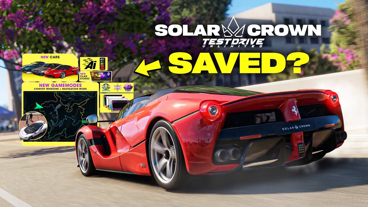 Will Update 3 SAVE Test Drive Unlimited Solar Crown?