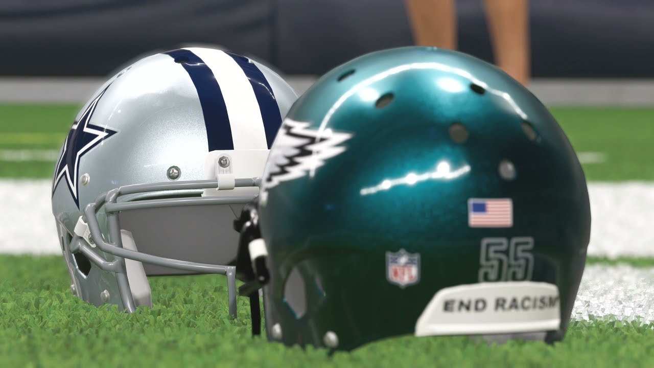 Madden NFL 21 - Philadelphia Eagles (DeVonta Smith) Vs Dallas Cowboys (Madden 22 Rosters) PS5