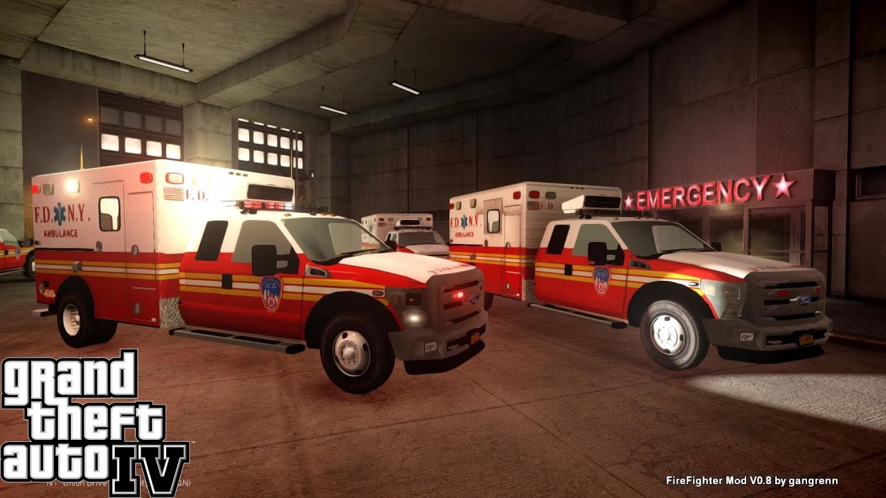 GTA 4 FDNY EMT / Paramedic Mod Day 13 | Trying To Get Our EMS Ambulance Through Traffic In The City