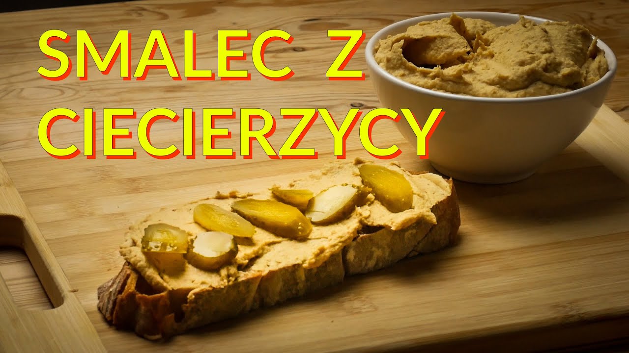 Wegetariański smalec z ciecierzycy lub białej fasoli  LEPSZY NIŻ TRADYCYJNY SMALEC