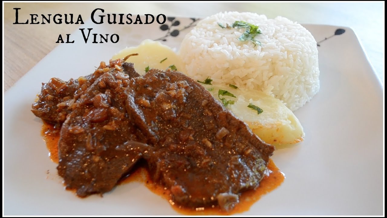 Lengua Guisado Al Vino ∆ Cocina Peruana