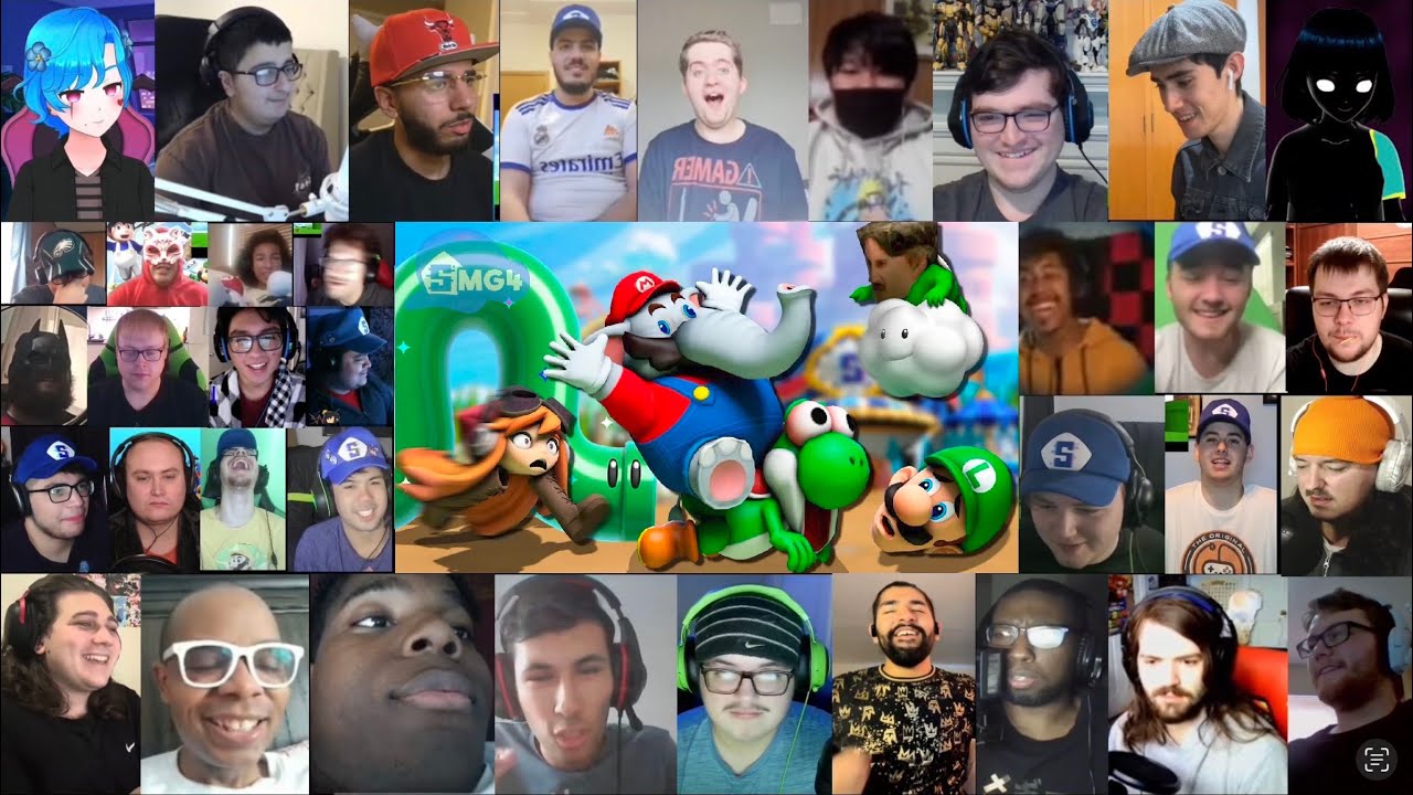 SMG4: Super SMG4 Wonder Reaction Mashup