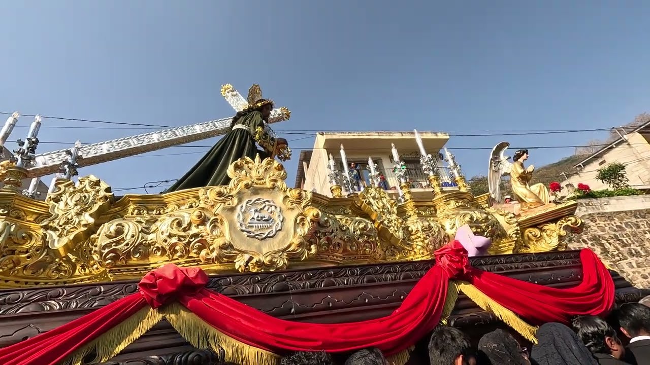 Alfombra para El Dulce Rabí de Jocotenango. Procesión 25 Aniversario Consagración 15.02.2026