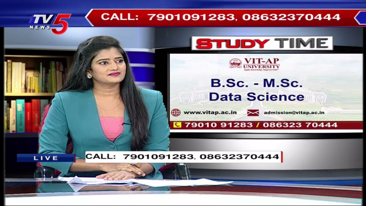 VIT University, AP: BSc, MSc Data Science Programs  | Dr Vasili Nagarjuna || TV5 News