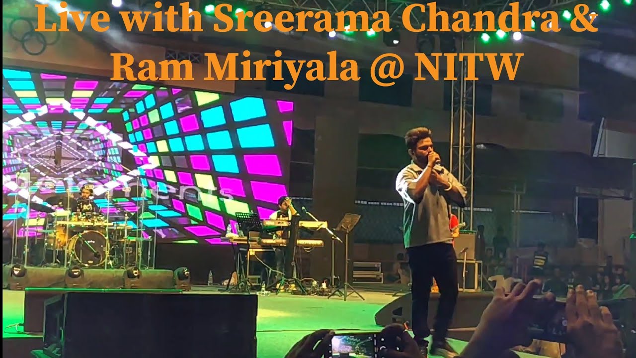 Live performance by Sreerama Chandra & Ram Miriyala I SpringSpree22 I NITW | Day 1