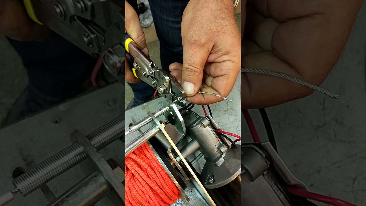 Якорная лебедка STRONGER Steel Hands 35 замена тросика в механизме сброса якоря