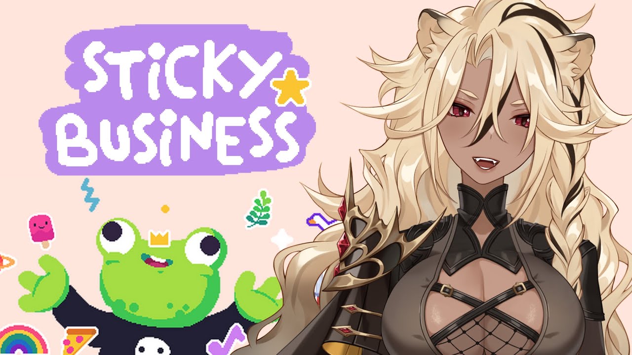 🔴 STICKER SHOP! 🔴 【STICKY BUSINESS】GAMEPLAY - VERTICAL STREAM PART 1