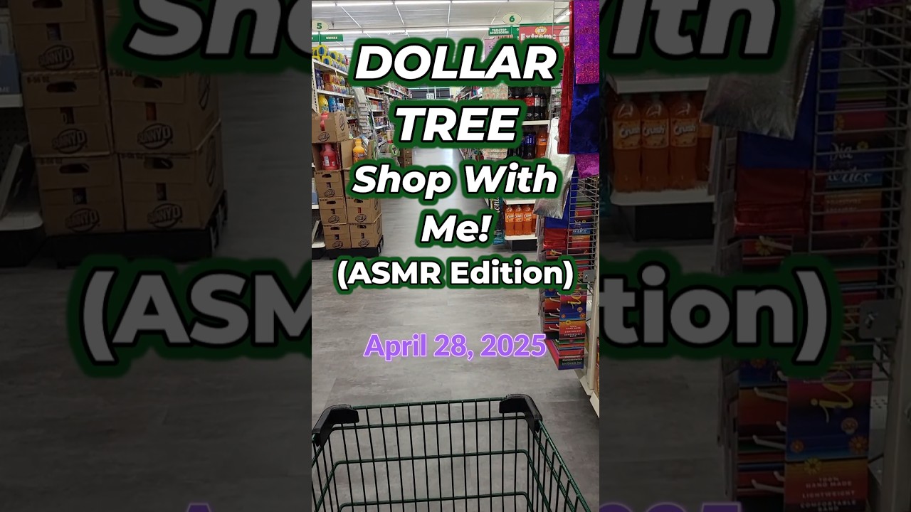DOLLAR TREE Shop With Me in Stores in PA!  ASMR Edition!  April 28, 2025