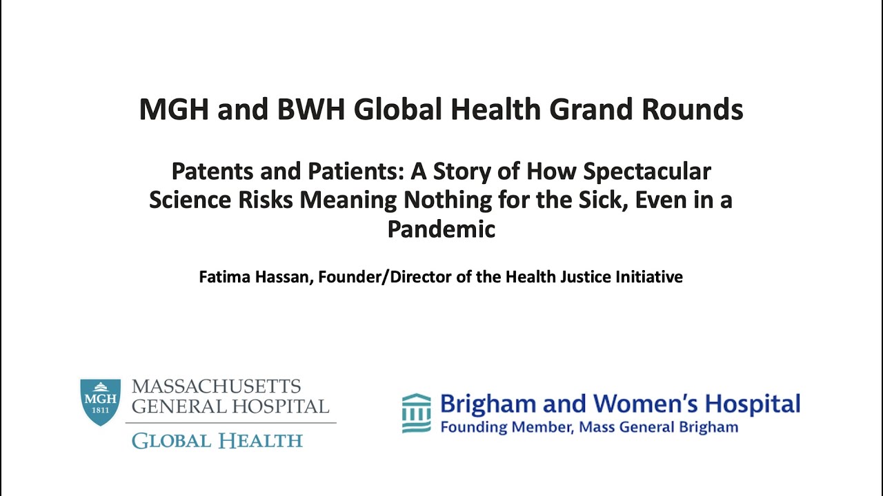 Patents and Patients
