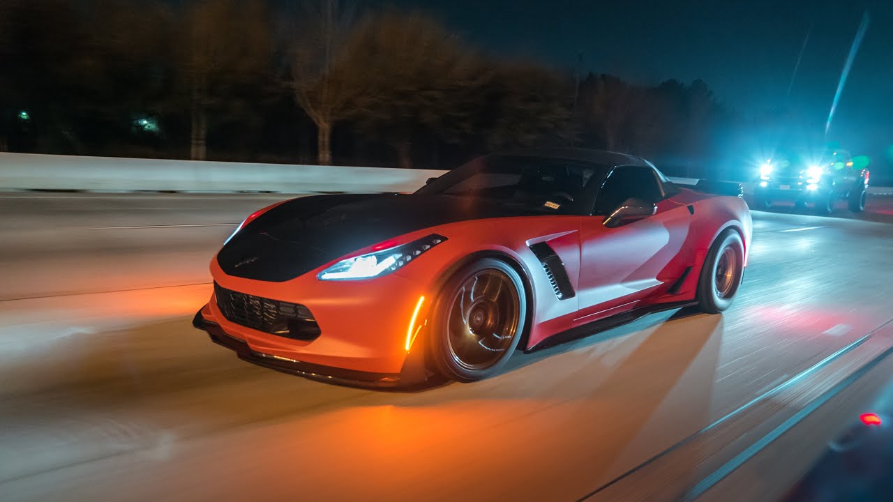 900hp ZR1 vs 850hp Charger Hellcat! Hellcat vs Houston F1X z06, FBO CTSV and more! Insane Racing! 4K