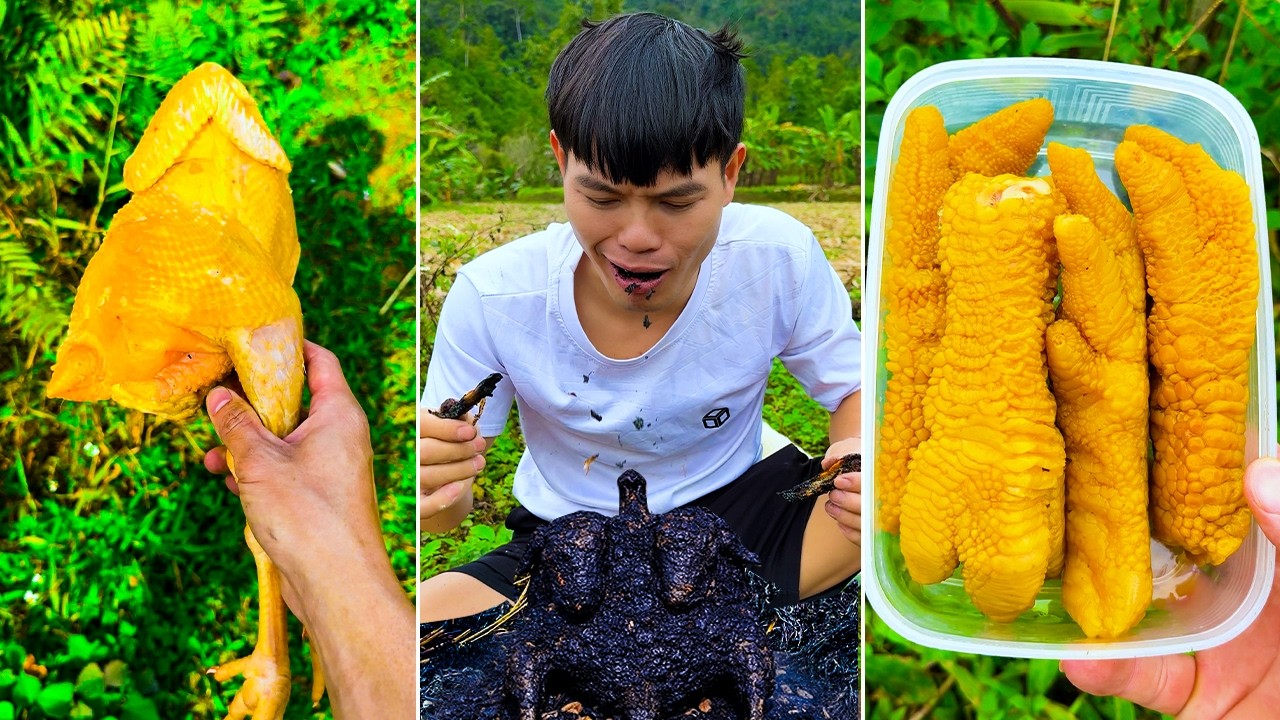 Best real chicken food ever! | Grilled Chicken Black| TikTok Funny Videos