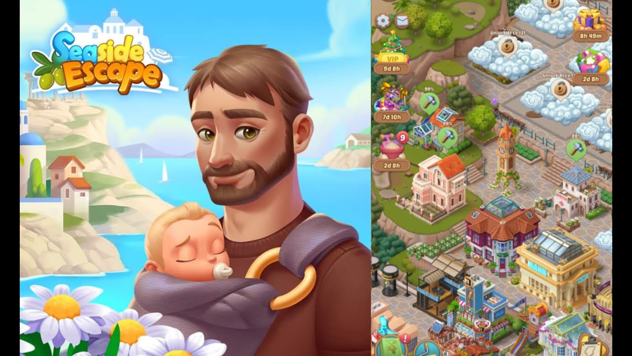 Seaside Escape |  Level  93-94  Part 107  🏝🏖