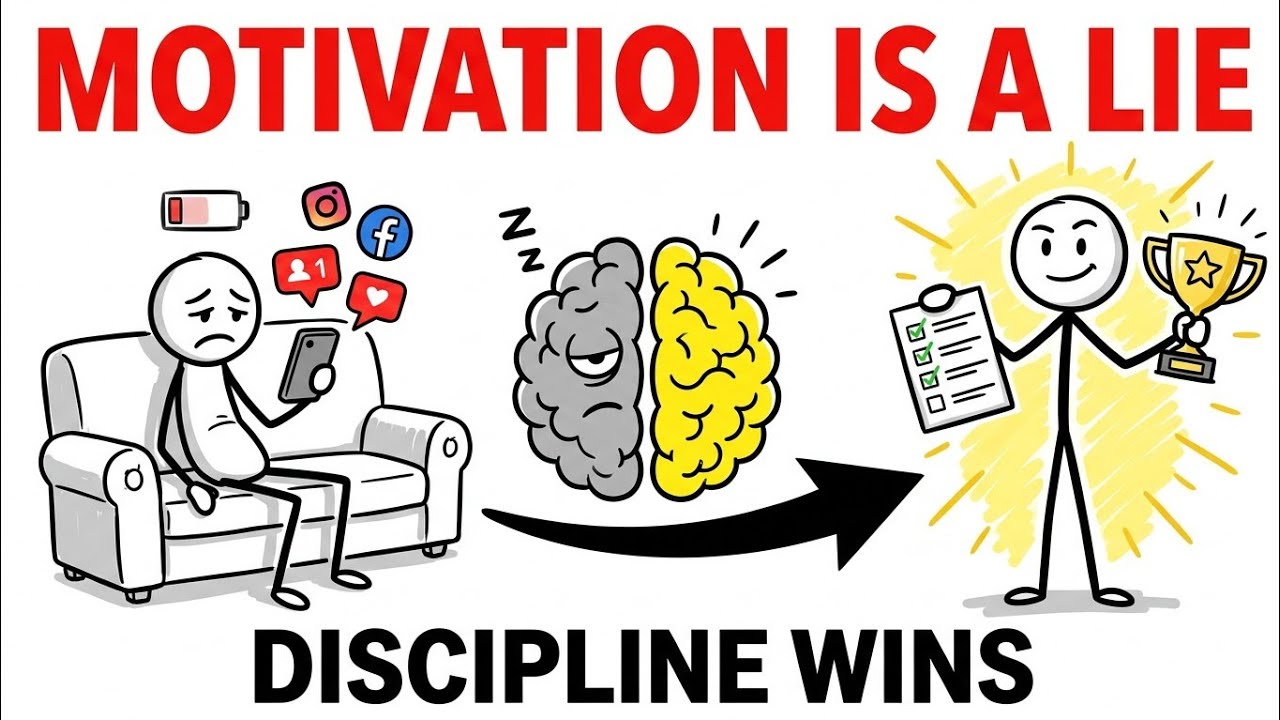 Why Motivation Doesn't Last (And What Actually Works) | The Psychology of Discipline