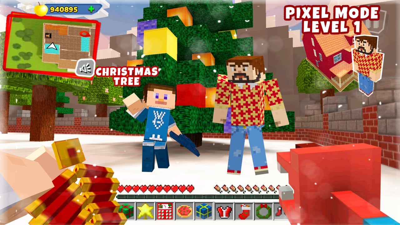 New Year's Update in Dark Riddle PIXEL MODE 🎄 NEW UPDATE ❄️ Gameplay Android/IOS | Part 61