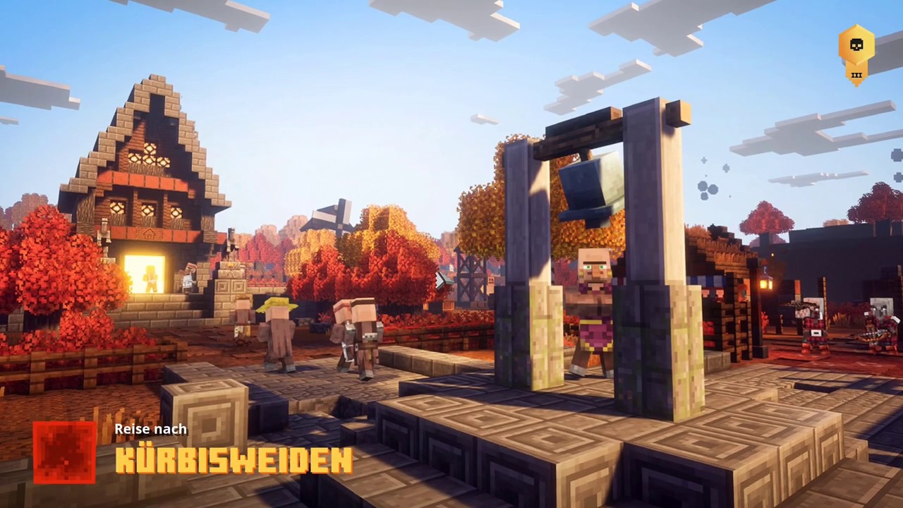 Minecraft Dungeons Beta running on Linux